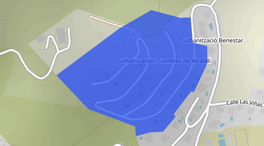 Precios inmobiliarios Cumbres De Alcalali (Urbanizacion)