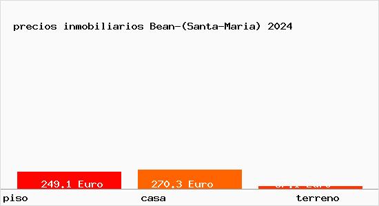 precios inmobiliarios Bean-(Santa-Maria)