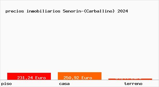 precios inmobiliarios Senorin-(Carballino)