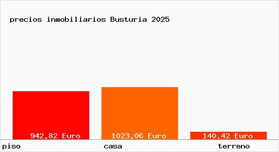 precios inmobiliarios Busturia